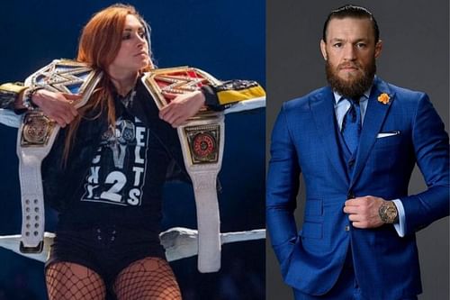 Becky Lynch (Left); Conor McGregor (Right) [Image credits: @thenotoriousmma and @beckylynchwwe via Instagram]