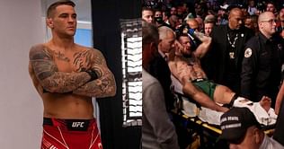 "It's weak" - Dustin Poirier reacts to Conor McGregor's post-fight injury excuses after UFC 264