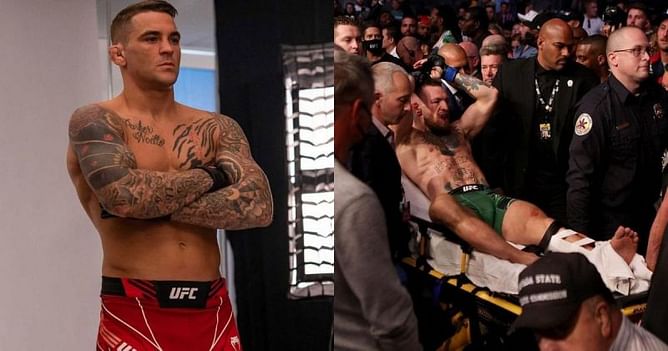 "It's weak" - Dustin Poirier reacts to Conor McGregor's post-fight injury excuses after UFC 264