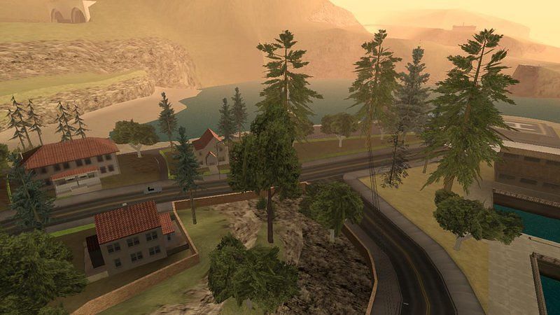GTA San Andreas features great landscapes (Image via GTAinside)