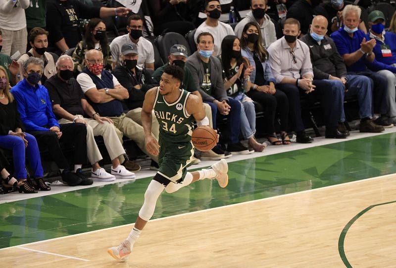 Giannis Antetokounmpo is constantly finding himself at the free-throw line