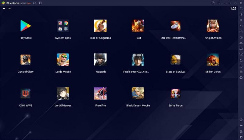 BlueStacks emulator