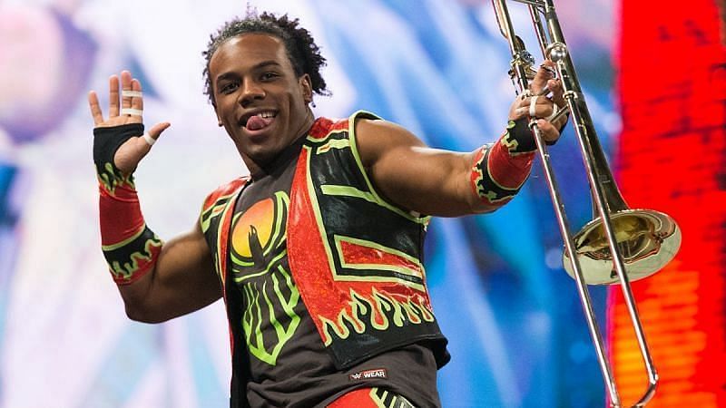 WWE&#039;s Xavier Woods has brought a trombone to the ring for years...