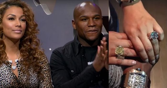 Floyd Mayweather sparkles in shorts made by Sheffield designer for