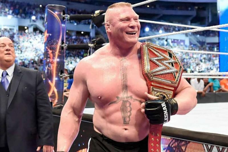 Brock Lesnar as WWE Univeral Champon