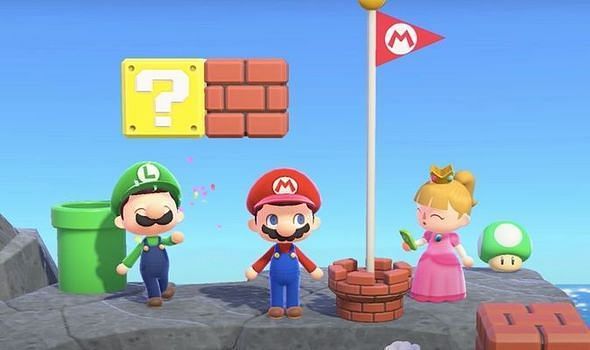 Animal Crossing x Super Mario. Image via Daily Express