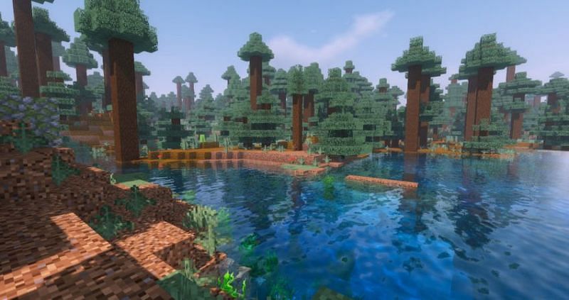 Where to find a taiga biome in Minecraft?