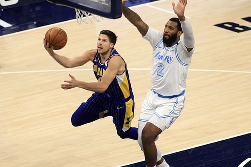 Doug McDermott #20 of the Indiana Pacers in action