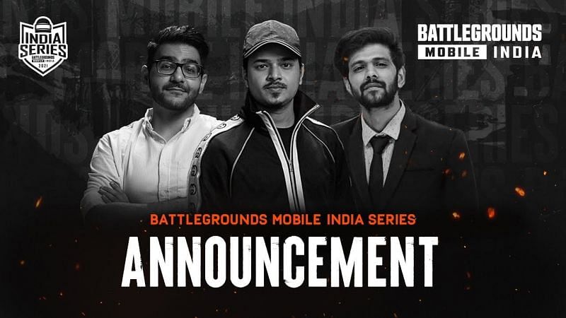 The Battlegrounds Mobile India Series 2021 announcement poster (Image via BGMI official YouTube channel )