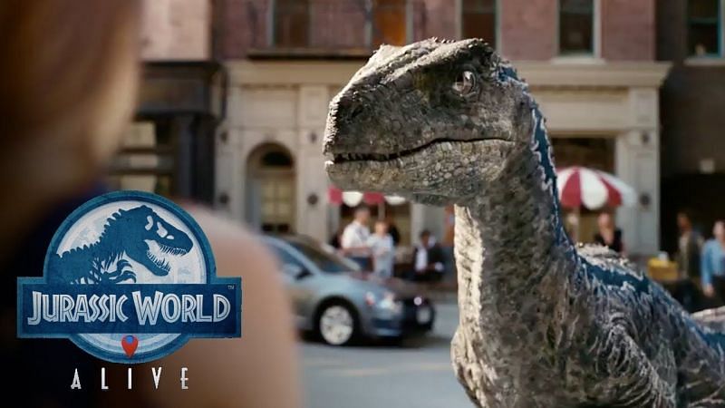Jurassic World Alive is an AR adventure (Image via Ludia Games, YouTube)