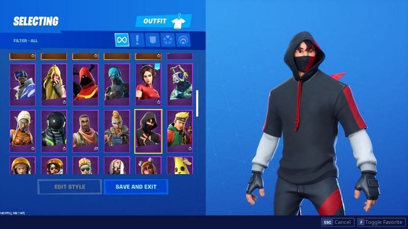 Fortnite | Conta fortnite com ikonik ,glow e set