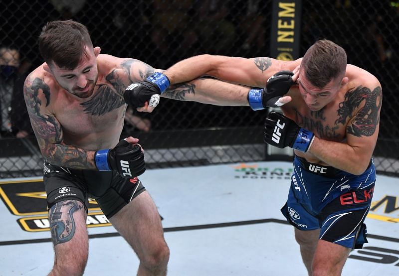 Darren Elkins produced another stirring comeback to beat Darrick Minner at UFC Vegas 32