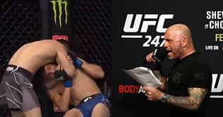 "That's one of the best chokes you're going to see" - Joe Rogan approves of Zhalgas Zhumagulov's standing submission at UFC 264
