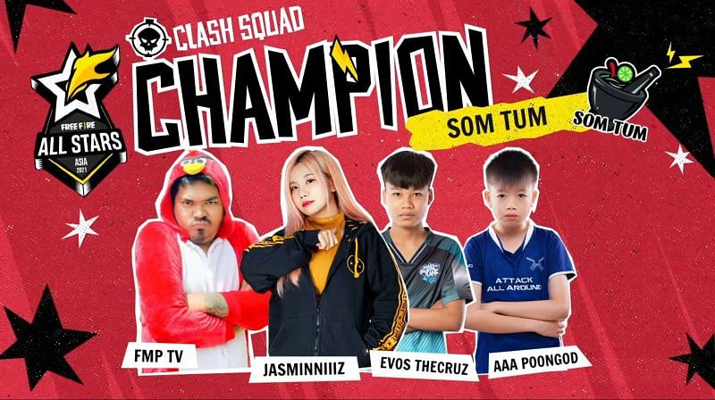 Som Tum wins Free Fire All Star Asia Clash Squad