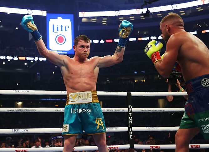 How many fights has Canelo Alvarez lost?