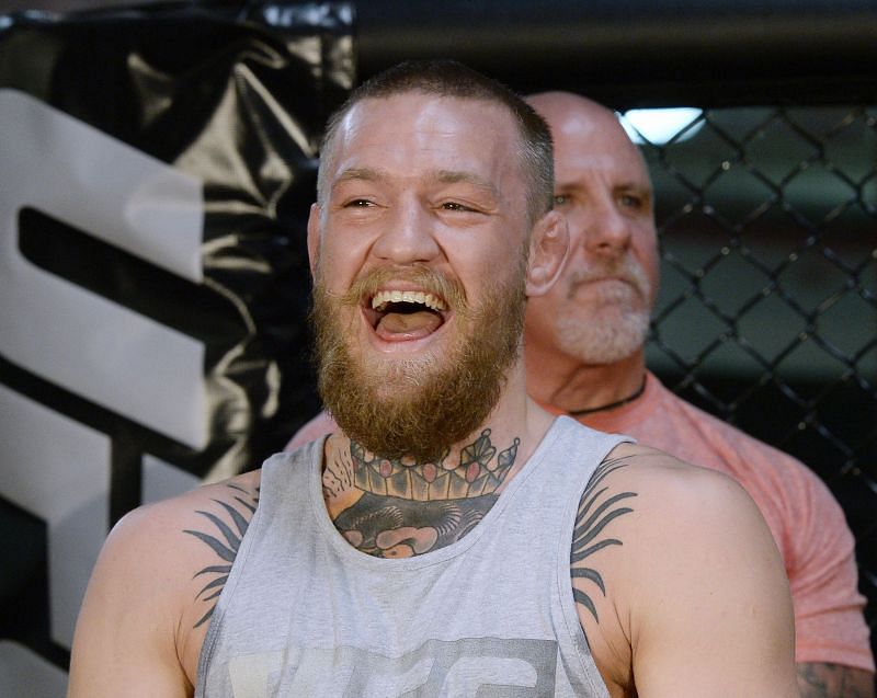 Conor McGregor at the UFC 196 press conference