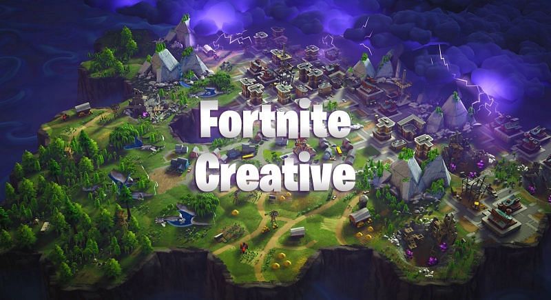 The Fortnite Creative map lures gamers with free V-Bucks (Image via YoGaming)