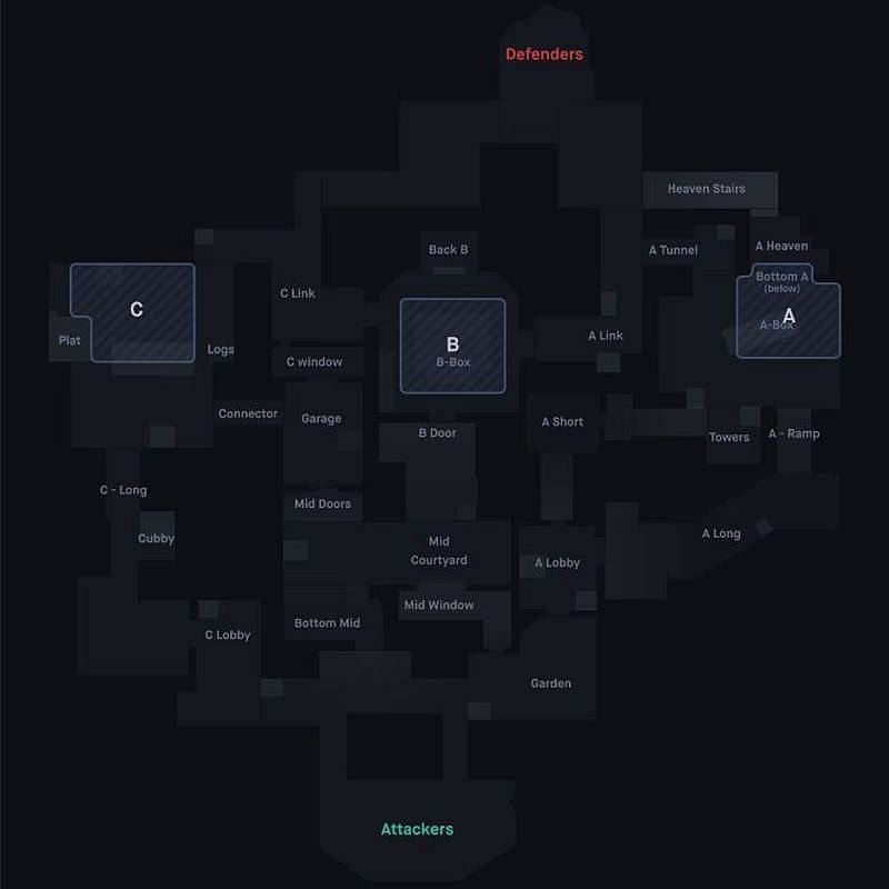 Haven map callouts (Screengrab from Blitz.gg)