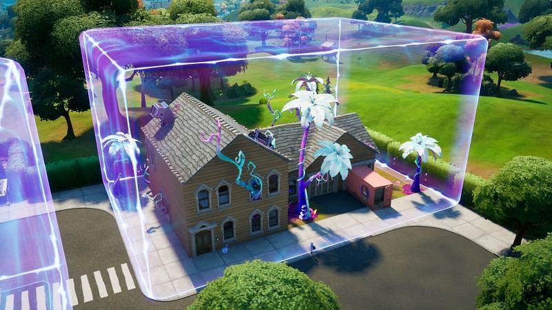 The safest place in Fortnite for players who love sky diving (Image via FN_Assist/Twitter)