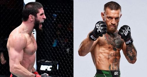 Islam Makhachev (L) and Conor McGregor (R) via respective Instagram accounts