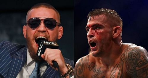 Conor McGregor (left) & Dustin Poirier (right)