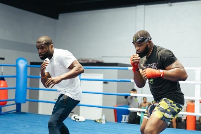 "It was dope" - Tyron Woodley talks about training with Floyd Mayweather ahead of Jake Paul fight