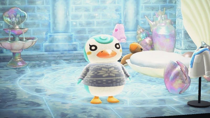 Sprinkle, the penguin in Animal Crossing: New Horizons (Image via GameChannelz)