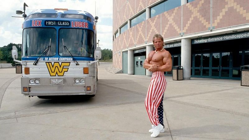 Lex Luger traveled in his own WWE tour bus, The Lex Express, in 1993