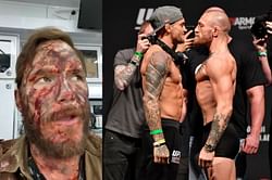 A 'bloodied up' Chris Pratt gives unique prediction for Conor McGregor vs Dustin Poirier 3 at UFC 264