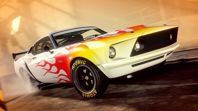 The Vapid Dominator GTF (Image via Rockstar Games)