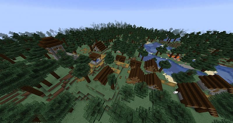 What is the rarest village in minecraft