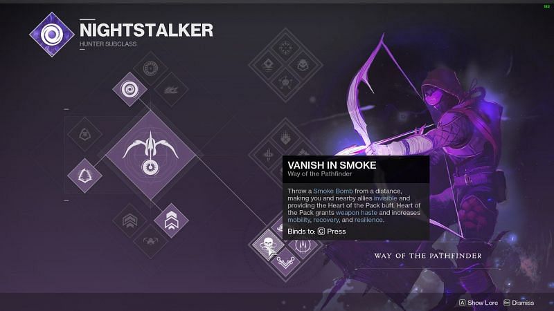 Destiny 2&#039;s Nightstalker subclass (image source bungie)