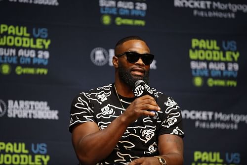 Jake Paul v Tyron Woodley - Press Conference