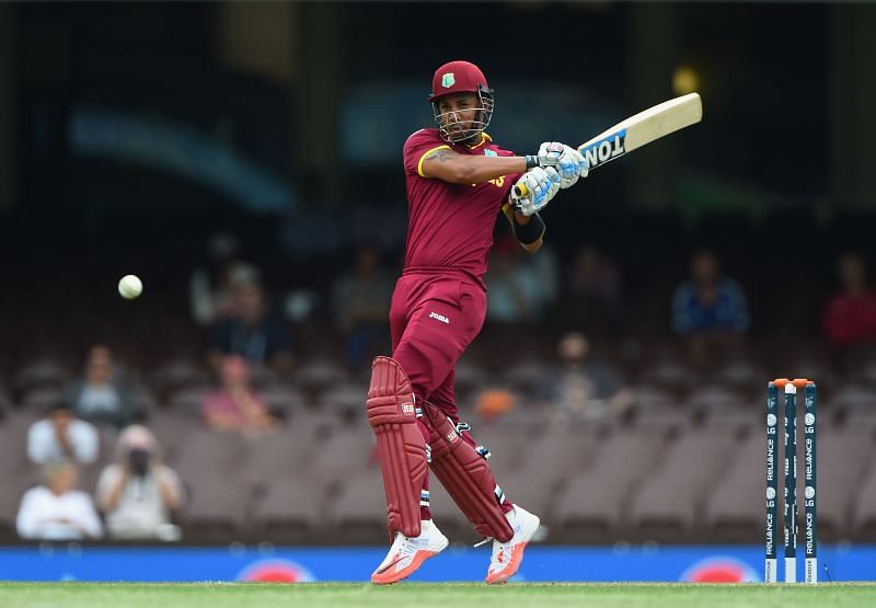 Lendl Simmons&#039; highest T20I score at Daren Sammy National Stadium is 65