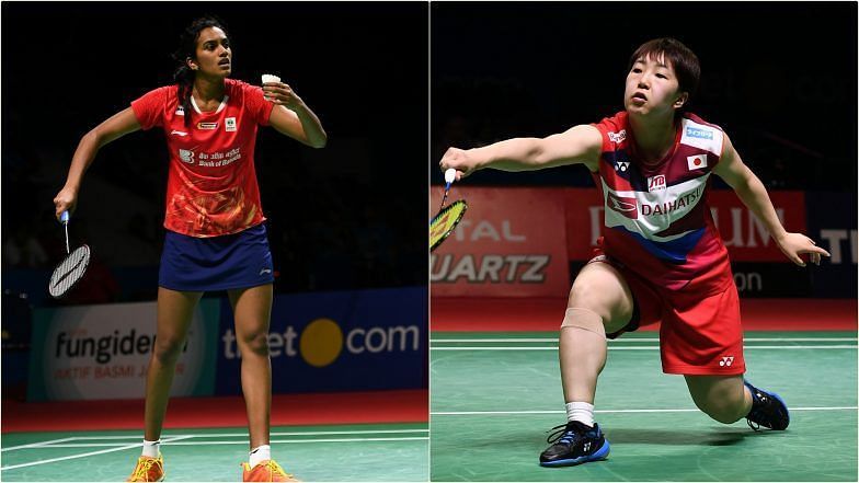 PV Sindhu will face Akane Yamaguchi (right) in the women&#039;s singles quarter-final on Friday