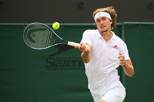 Alexander Zverev is through to the third round at Wimbledon.