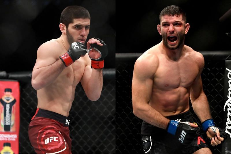 Islam Makhachev (Left) and Thiago Moises (Right) to lock horns at UFC Vegas 31