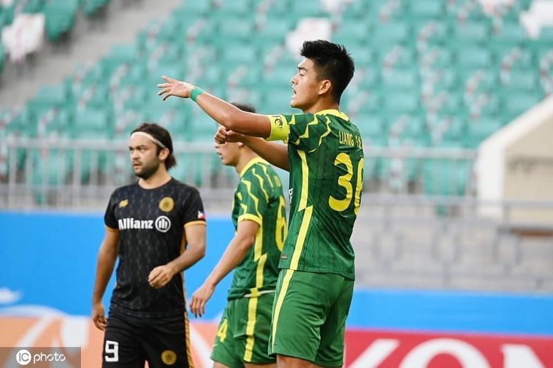 Beijing Guoan will take on Hebei. Photo credit: @guaonfootballclub Instagram