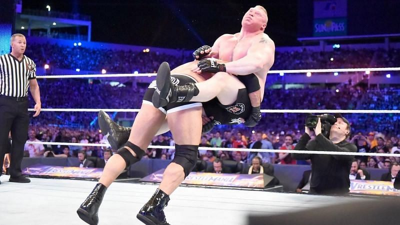 Goldberg vs. Brock Lesnar at WrestleMania 33