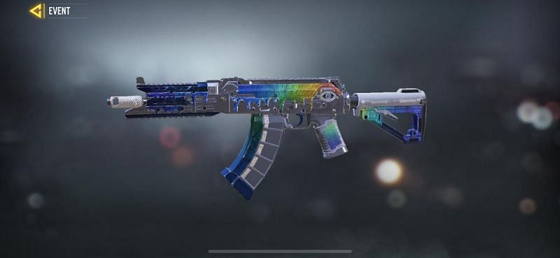 AK117 Rhinestone is out now in COD Mobile (Image via COD Mobile)