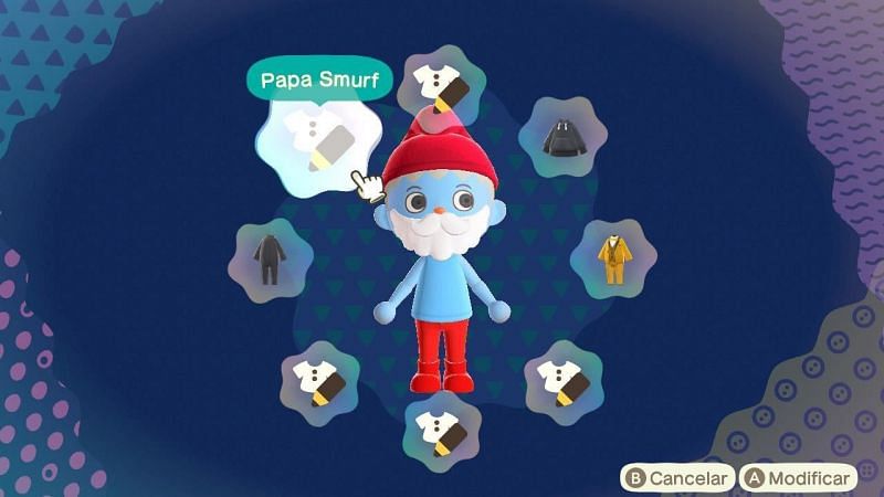 Phrygian Cap from Le 14 Juillet in Animal Crossing: New Horizons used for a papa smurf costume (Image via Reddit)