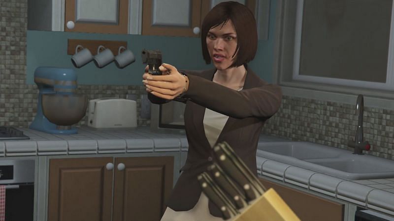 Moments before Debra&#039;s death (Image via GTA Wiki)