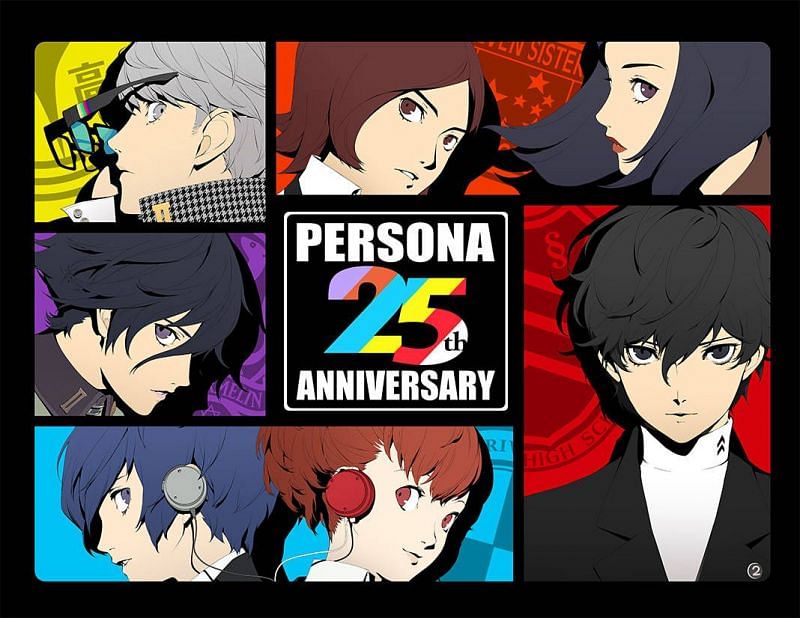 The key art for Persona&lsquo;s 25th anniversary (Image via Atlus)