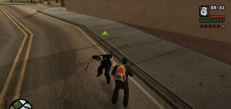 The parachute can cause some bizarre effects when used as a weapon (Image via Real KeV3n)