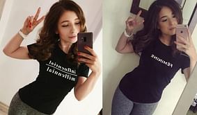 Pokimane bursts into laughter while reacting to her look-alike