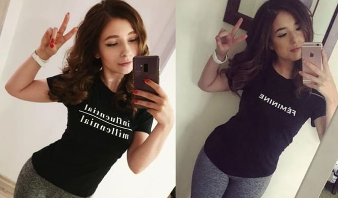 Pokimane bursts into laughter while reacting to her look-alike