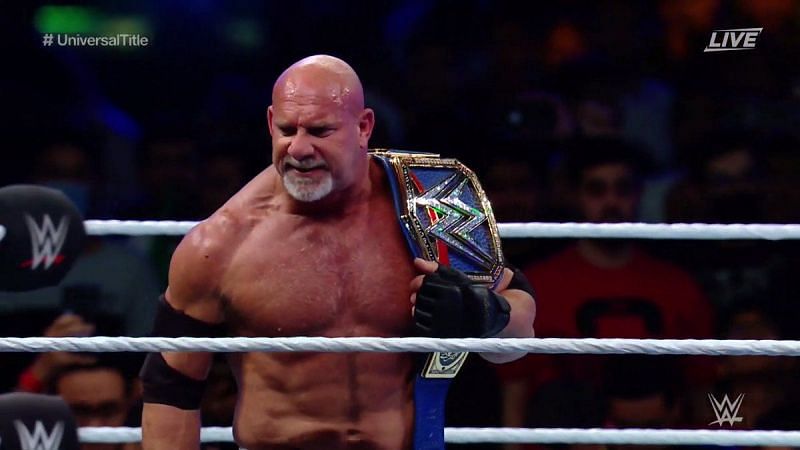 Goldberg became a 2-time Universal Champion in 2020 when WWE returned to Saudi Arabia