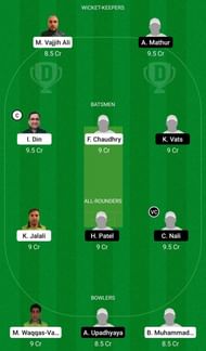 Dream11 Team for Pakistanska Forening vs Stockholm - ECS T10 Sweden 2021.