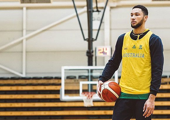 Ben Simmons with the Australia men&#039;s National Basketball Team