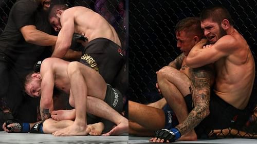 Khabib Nurmagomedov submits Conor McGregor and Dustin Poirier